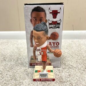 NBA Ayo Dosunmu Bobblehead OS Red White Windy City Bulls SGA Chicago's Own